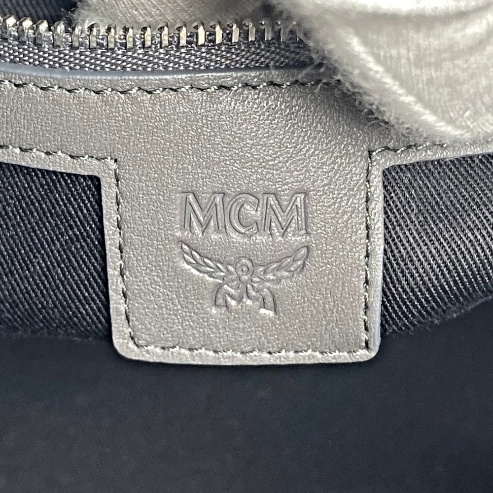 MCM Small Drawstring Visetos Coated Canvas Bag - Picture 7 of 12